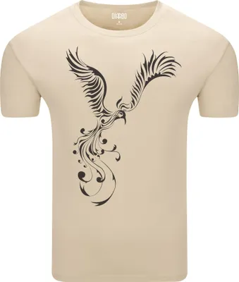 Produktbild von Diarbo Herren T-Shirt mit klassischem Druck Phönix Beige Gr.XL