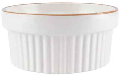Productafbeelding van Porseleinen ovenschaaltjes - Gratinbakjes - 11 cm - 275 ml - Set van 2 - Wit