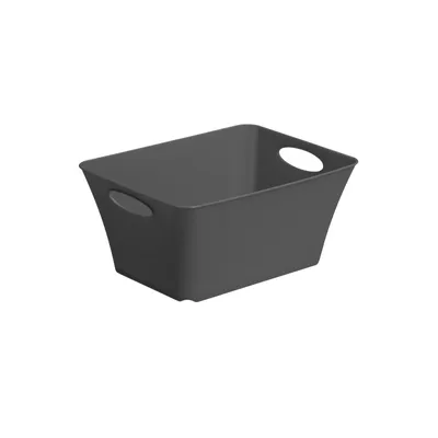 Produktbild von Rotho 1791908853, Aufbewahrungsbox, Anthrazit, Rechteckig, Kunststoff, Einfarbig, Drinnen