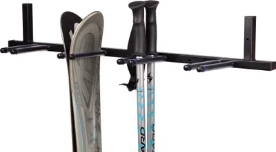 Produktbild von Skihalter für 4 Paare Ski Skiträger Skistöcke Nordic Walking Stöcke Wandhalter N3 Halter Wandhalterung