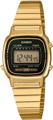 Produktbild von Casio Retro Collection LA670WGA-1DF Damenuhr Chronograph