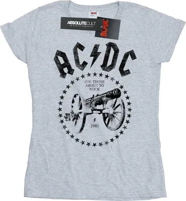 Produktbild von AC/DC - "We Salute You" T-Shirt für Damen BI4335 (M) (Grau)