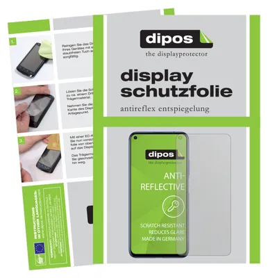 Produktbild von 2x Schutzfolie für Huawei Nova 5T matt Displayschutzfolie Folie Display Schutz dipos