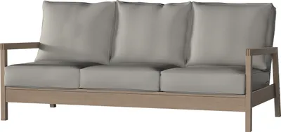 Produktbild von Dekoria Bezug für Lillberg 3-Sitzer Sofa, grau, Sofahusse, Lillberg 3-Sitzer