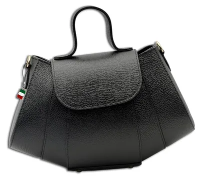 Produktbild von Florence Damen Schultertasche Echtleder Tasche schwarz OTF863S1