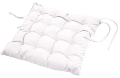 Obrázok produktu pre Vankúš na stoličku s viazaním ESSENTIEL, prešívaný, 40 x 40 cm