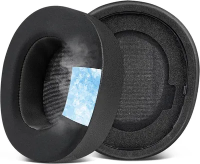Productafbeelding van Koel-Gel vervanging oorkussens voor draadloze koptelefoon - Noise Isolation Foam - Zwart