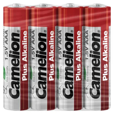 Produktbild von Camelion LR03-SP4, Einwegbatterie, AAA, Alkali, 1,5 V, 4 Stück(e), 1250 mAh