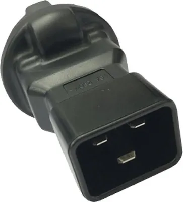 Zdjęcie produktu dla PremiumCord Adapter IEC C20 męski na CEE 7/3 żeński, napięcie 230V, 16A