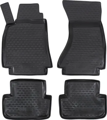 Obrázok produktu pre J&J Automotive | Gumové rohože so zvýšeným okrajom pre Audi A4 B8 2007-2015