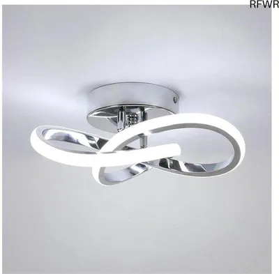 Imagen del producto de Lámpara de techo LED moderna de 22W, 2475 lúmenes, luz blanca fría. Ideal para pasillos, cocinas, dormitorios y comedores