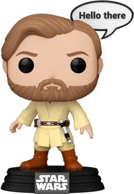 Zdjęcie produktu dla Funko Pop! Star Wars - Figurki Obi-Wan Kenobi, Oficjalny Produkt Winylowy
