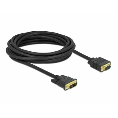 Produktbild von Delock Kabel DVI 12+5 Stecker zu VGA Stecker 5 m