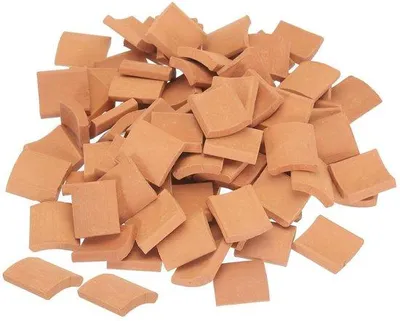 Produktbild von Modellbau-Dächer-Set 1:12 Skala mit 80 Miniaturdächen