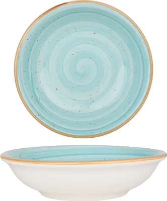 Zdjęcie produktu dla Bonna Głęboki talerz - Aqua - Porcelana - 15 cm (330 cm3)