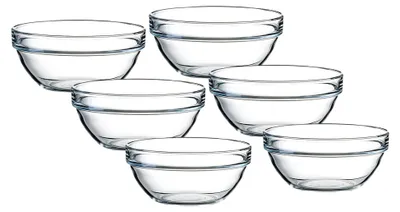 Produktbild von Stapelbare Glasschale 14cm - 6 Stück