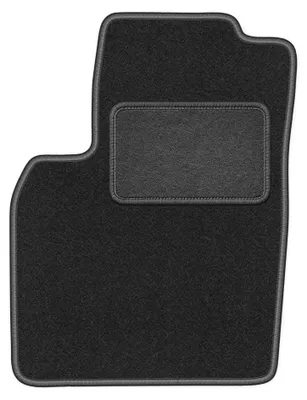 Immagine prodotto di Tappetino guidatore in moquette per Fiat Panda II 2002-2010 (hatchback) – 1 pezzo, grigio grafite, su misura – Wielganizator LUX