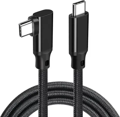 Immagine prodotto di INF Cavo dati TYPE-C VR ad angolo, cavo intrecciato in nylon, 4K, per Oculus Quest 2 2 metri