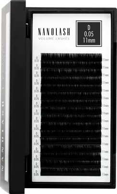 Produktbild von VOLUME LASHES falsche Wimpern 0,05 D #11 mm 1 Stck
