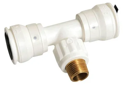 Produktbild von Aluverbund Steckfitting Henco Vision T-Stück Außengwinde 20 x 2 - 1/2' - 20 x 2