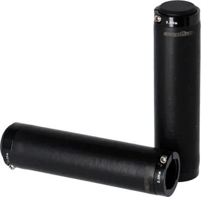 Produktbild von ergotec 61666001 MTB / ATB Schraub-Griffe 'Bilbao', Silicon und Alu, 130 mm, Ø 22 mm, schwarz (1 Paar)