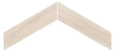 Imagen del producto de CASA39. Gres porcelánico con efecto madera, color blanco, 11x54 cm, colección Sleekwood de Emilceramica
