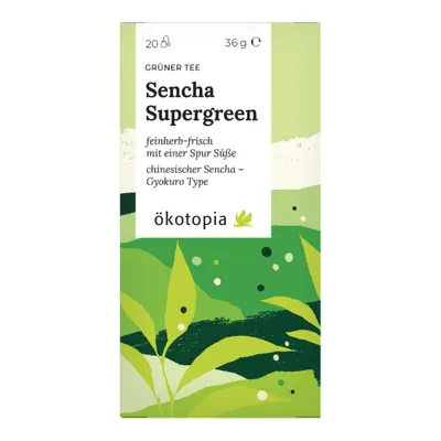 Image de Thé vert - Sencha Supergreen 20 sachets 36g
