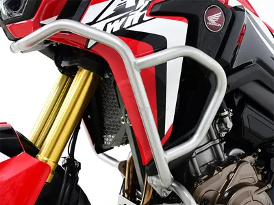 Obrázok produktu pre ZIEGER crash bar kapotáž kompatibilný s Honda CRF 1000 L Africa Twin (SD04) BJ 2016-17 strieborná