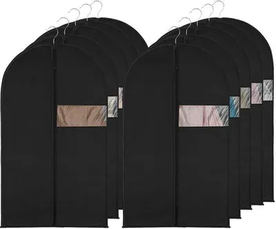 Image de Armoire haute pour robes de soirée, 60 x 80 cm, lot de 10, avec fermeture à glissière