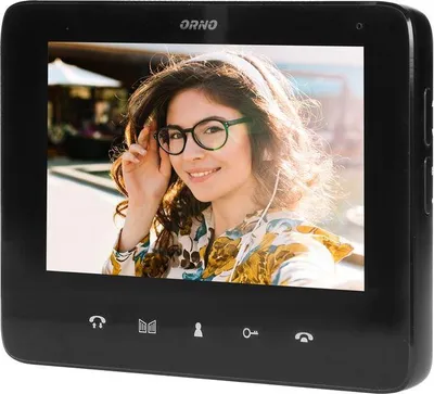 Image de Kit mains libres interphone 7" LCD moniteur noir 5837