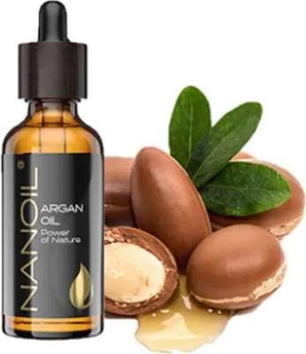 Produktbild von Arganöl Nanoil Argan Oil 50ml -  Pflegeöl für Haar, Körper und Gesicht