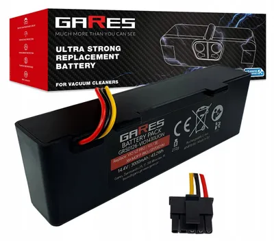 Obrázek produktu pro Gares Náhradní baterie pro Bosch Signode BXT3-19 BXT3-16 BXT3-13 | 18 V 5 Ah Li-Ion | Vysokovýkonná baterie pro robotický vysavač | Kompatibilní s Bosch Signode BXT3-19 BXT3-16 BXT3-13 | Prémiová kvalita