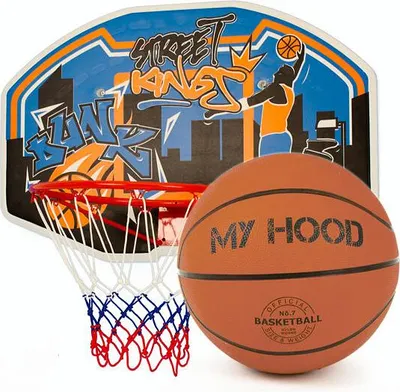 Zdjęcie produktu dla Zestaw do koszykówki z piłką My Hood 304002
