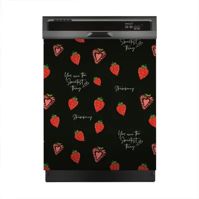 Produktbild von Magnete Dekorative 60x70 cm Küche Magnetmatte Spülmaschine - Süße Erdbeere