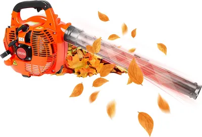 Produktbild von Benzinbetriebener Laubbläser mit 2-Takt-Motor (25,4 cm³), 275,45 CFM Luftvolumenstrom, 0,65 l Öltank, handgeführter Laubbläser mit starkem Wind für Ra