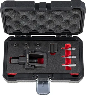 Immagine prodotto di Kit-set utensili per tagliare e rivettare catene di motociclette, smagliacatene e rivettatore per D.I.D E SAITO