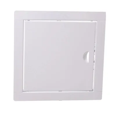 Zdjęcie produktu dla Drzwi rewizyjne Klapa rewizyjna do suchej zabudowy metalowa Drzwi serwisowe Białe Zamknięcie zatrzaskowe 50 x 50 cm