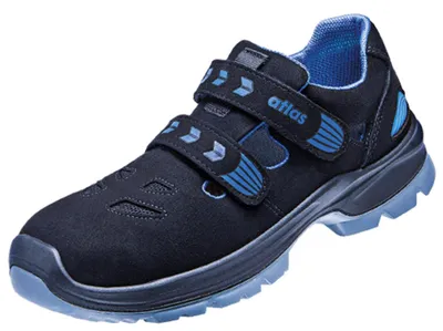 Produktbild von Atlas Sicherheitssandale XP 355 S1P ESD SRC DGUV Gr. 45 schwarz/royalblau