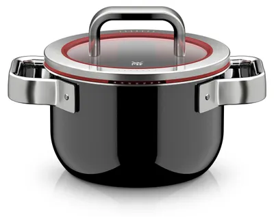 Immagine prodotto di WMF Fusiontec Function Pro, Kochtopf mit Deckel, 16 cm, Black 3201114081 4000530759764