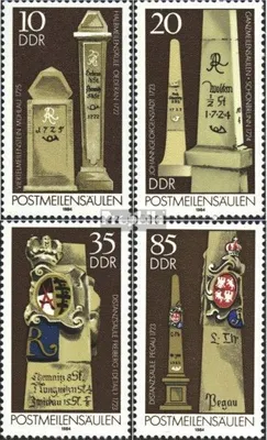 Produktbild von Briefmarken DDR 1984 Mi 2853-2856 (kompl.Ausgabe) postfrisch Postmeilensäulen