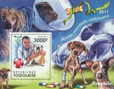 Produktbild von Briefmarken Togo 2011 Mi Block 629 (kompl. Ausgabe) postfrisch Weltveterinärjahr 2011