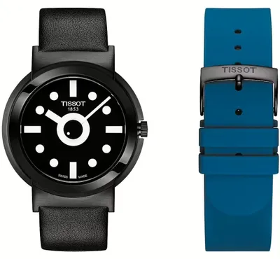 Produktbild von Tissot Herren Armbanduhr Erbe Memphis 41 mm Gehäuse Lederband Saphirglas