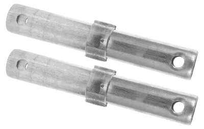 Produktbild von 2 Stück Einsteckbolzen für Gerüstkupplungen aus verstärktem Stahl Ø36mm