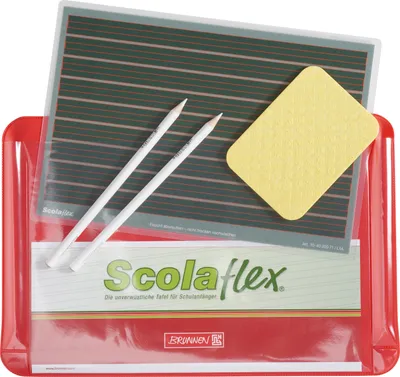 Produktbild von Brunnen Scolaflex Tafelset 26.5 cm x 18 cm Schreibtafel Kreidetafel Set