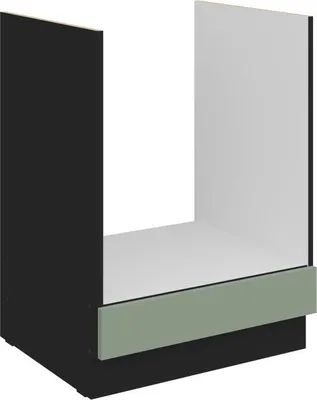Produktbild von LUNARA Herdschrank – Breite 60 cm, grün/schwarz