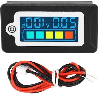 Obrázek produktu pro Tester napětí baterií s LCD displejem, monitorování lithiových baterií, elektronika pro kutily