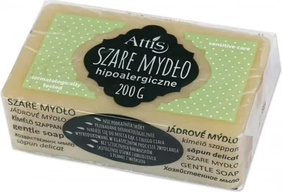Produktbild von NATURGRAU SEIFE hypoallergen Attis Riegel 200 g
