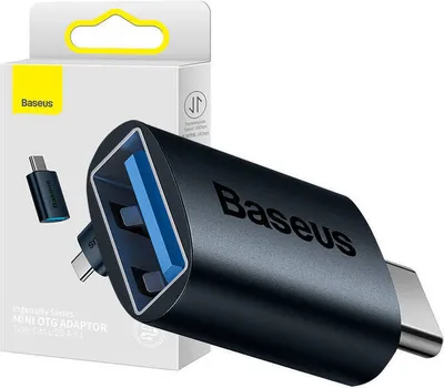 Produktbild von Baseus ZJJQ000003, USB Type-C, USB-A 3.2 Gen 1, Blau
