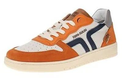 Immagine prodotto di Kamo-Gutsu Campo-048 - Scarpe da uomo Sneaker - Arancio-Denim