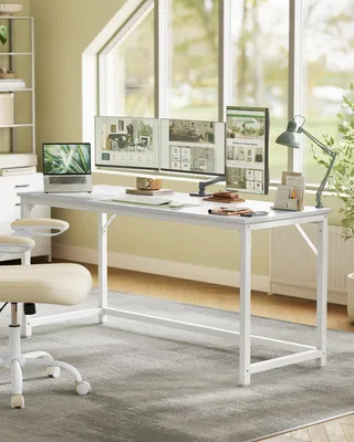 Produktbild von VASAGLE Tisch, Computertisch, Bürotisch, 160 x 60 x 76 cm, ahornweiß-perlweiß